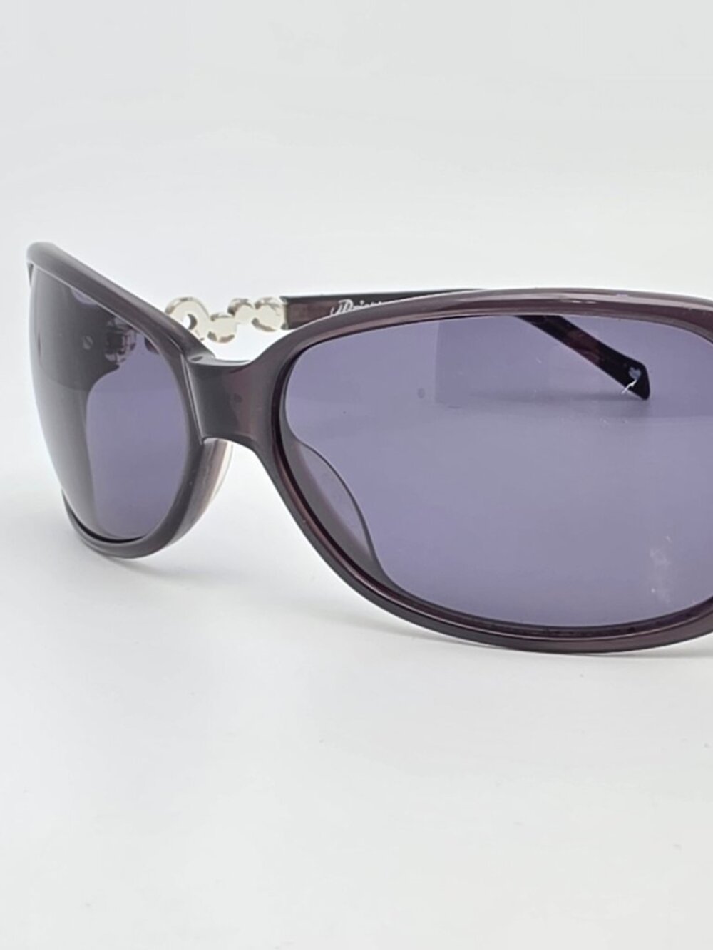 Brighton Ring Tones Crystal Grey Rhinestone Frame Grey Lens Sunglasses 61-15-130